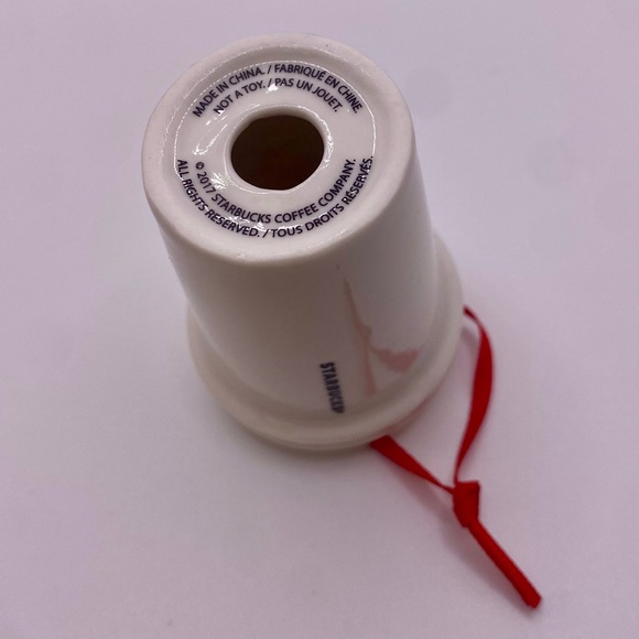 Starbucks Ceramic Cup Ornament 2017 – 2.75” – Excellent Condition - Picture 5 of 5